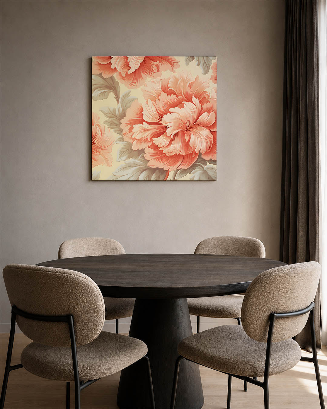 Bloemrijke compositie Kunstwerk