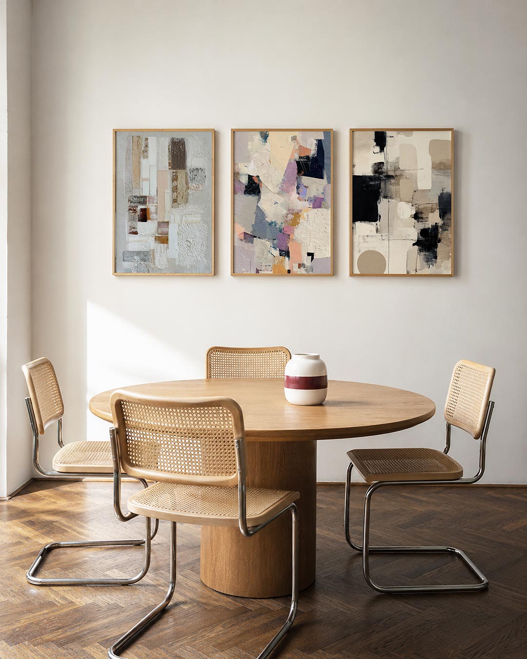 Textuur en lijnen Posterset