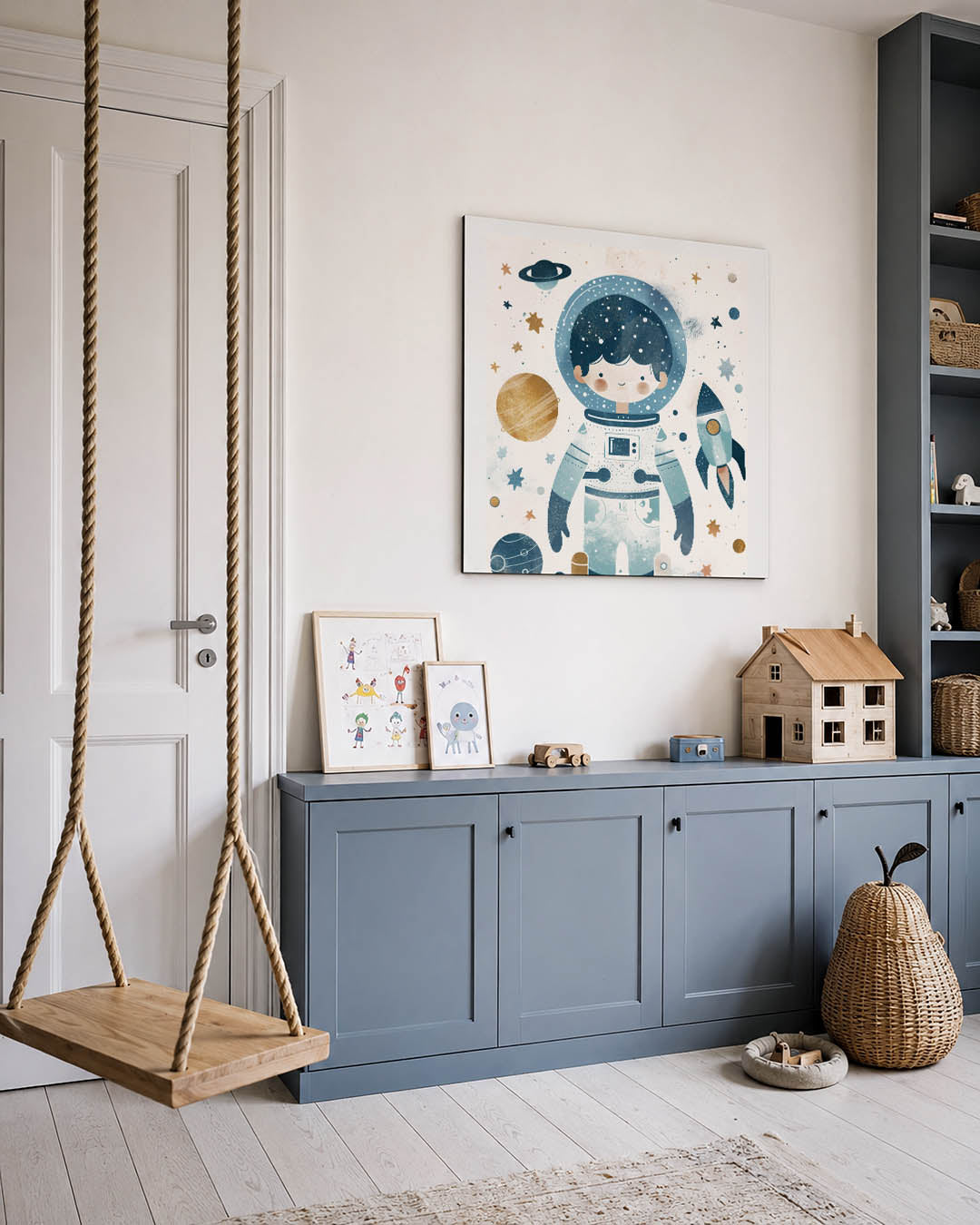 Speelse ruimte illustratie Kunstwerk