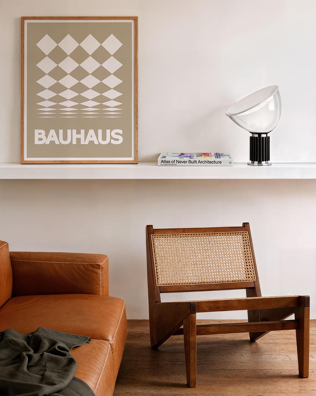 Diamantpatroon perspectief Poster