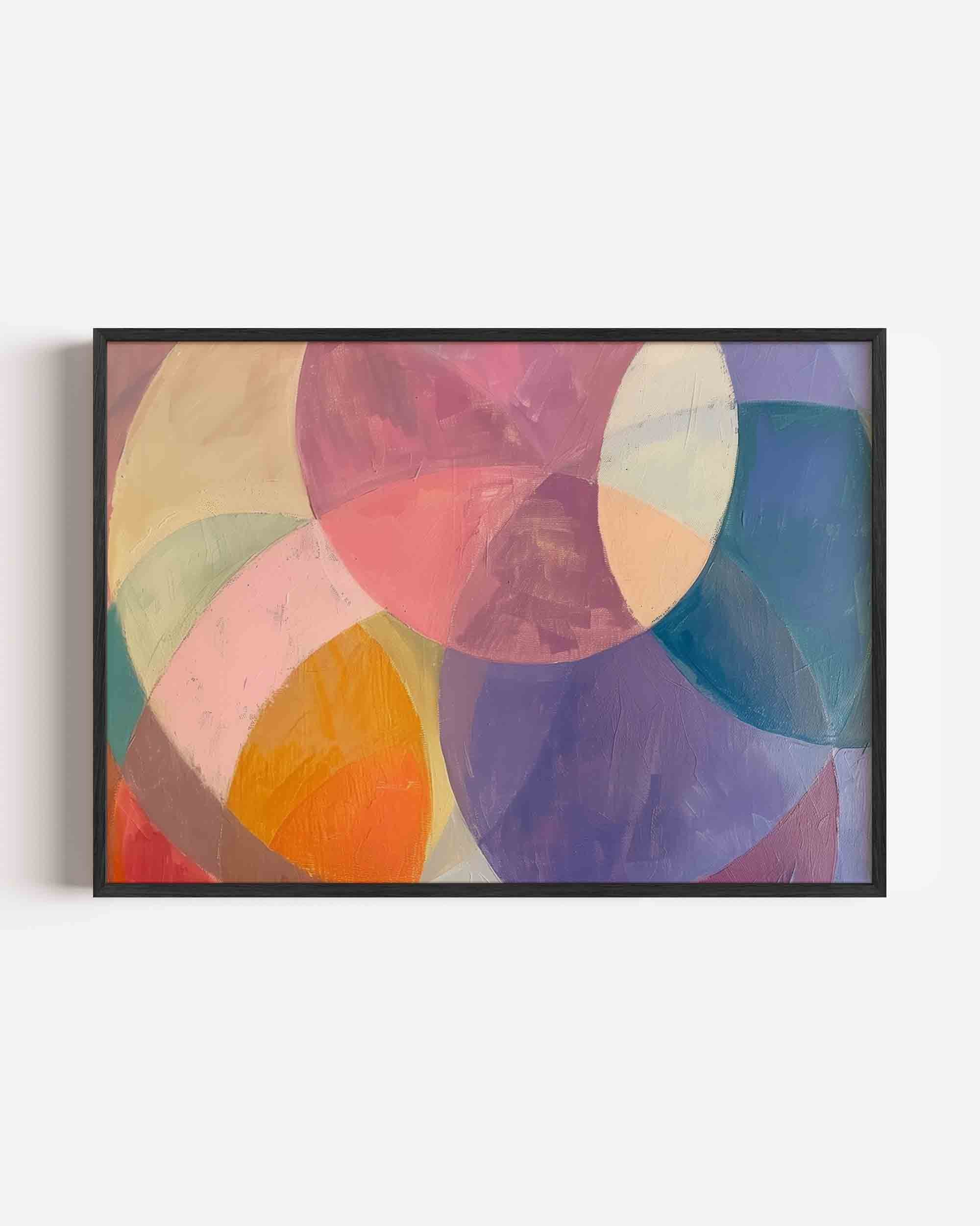 Abstracte cirkelvormen Poster