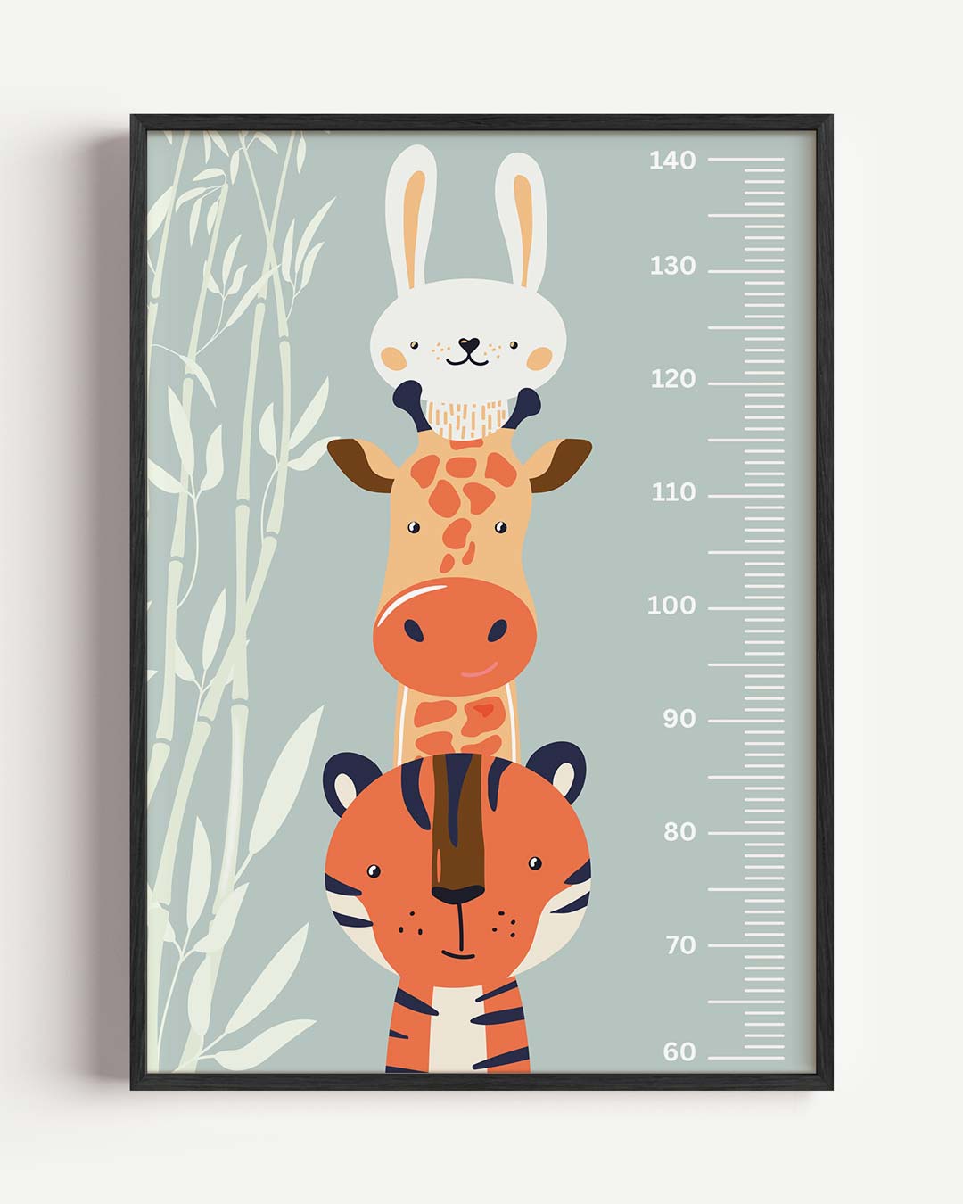 Dierenmeting Groeiposter-WallArtistic