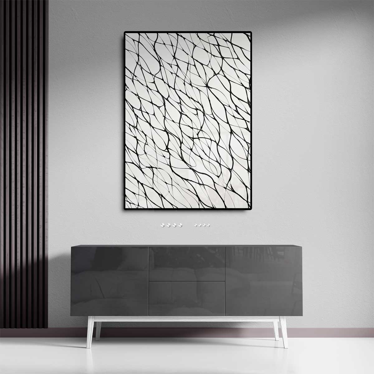 Dansende Lijnen Kunstwerk-canvas-dibond-plexiglas-wanddecoratie-WallArtistic