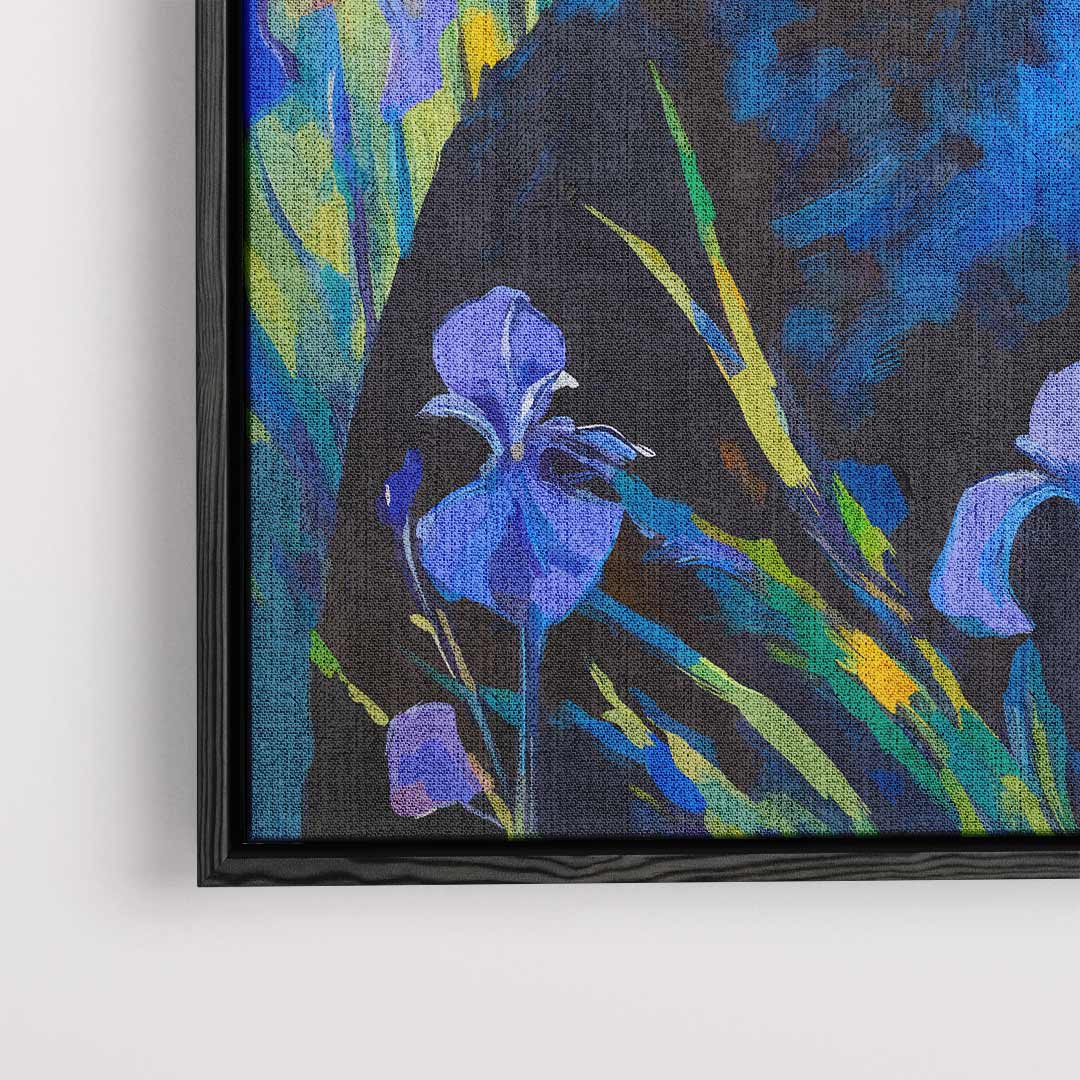 Mystical Cat in Flower Garden Artwork