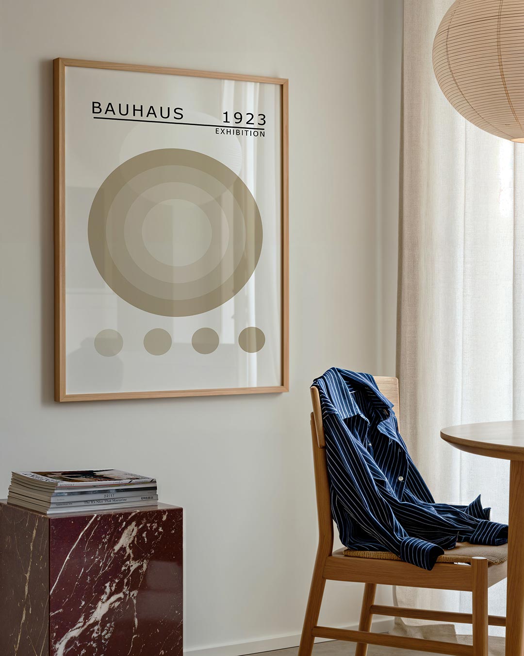 Cirkelritme en balans Poster