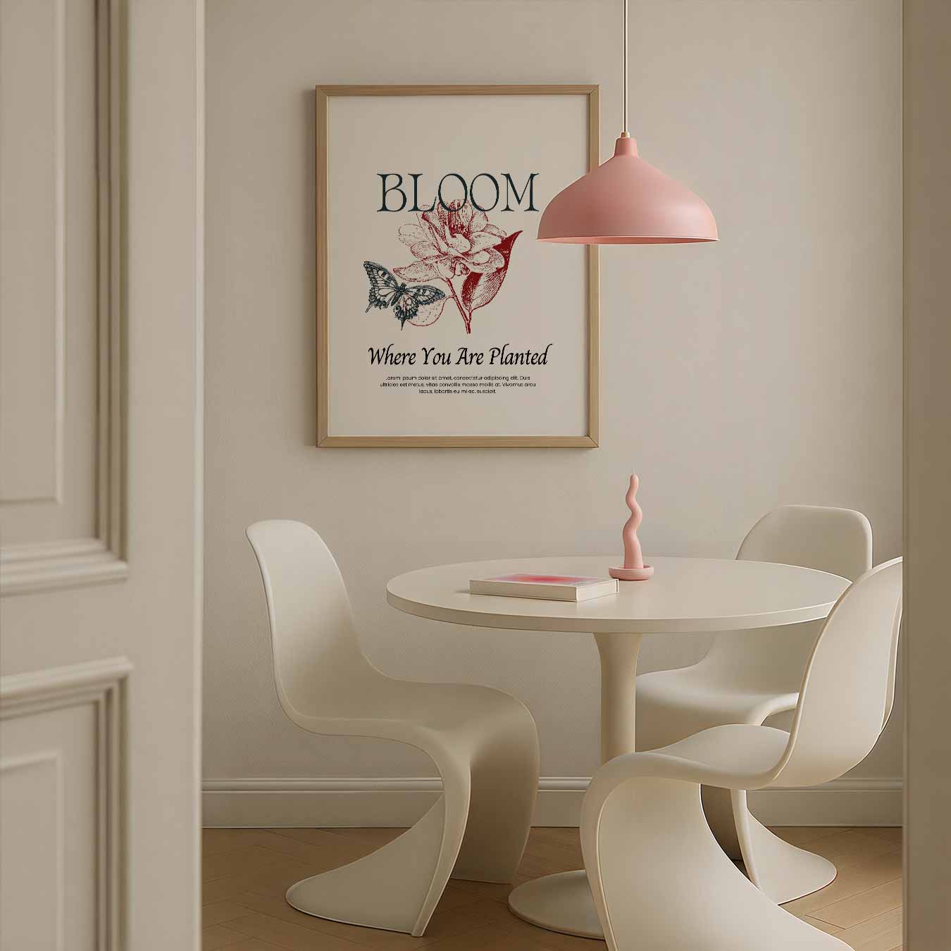 Bloeiende Inspiratie Poster-WallArtistic