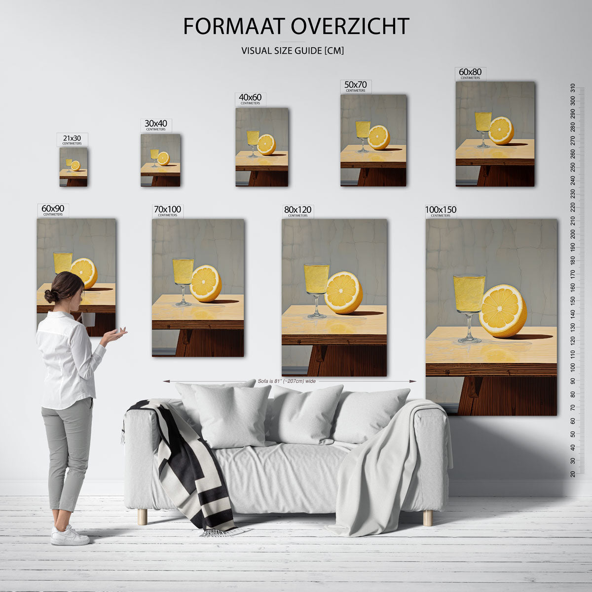 Citroen en glas Poster