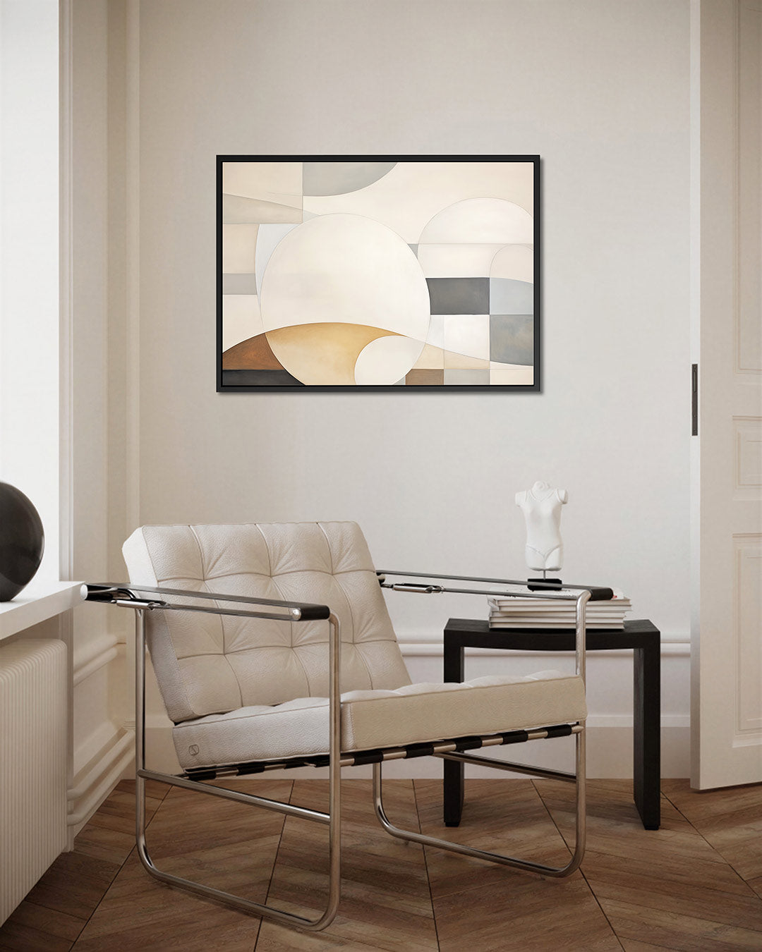 Geometrische vormen compositie Kunstwerk