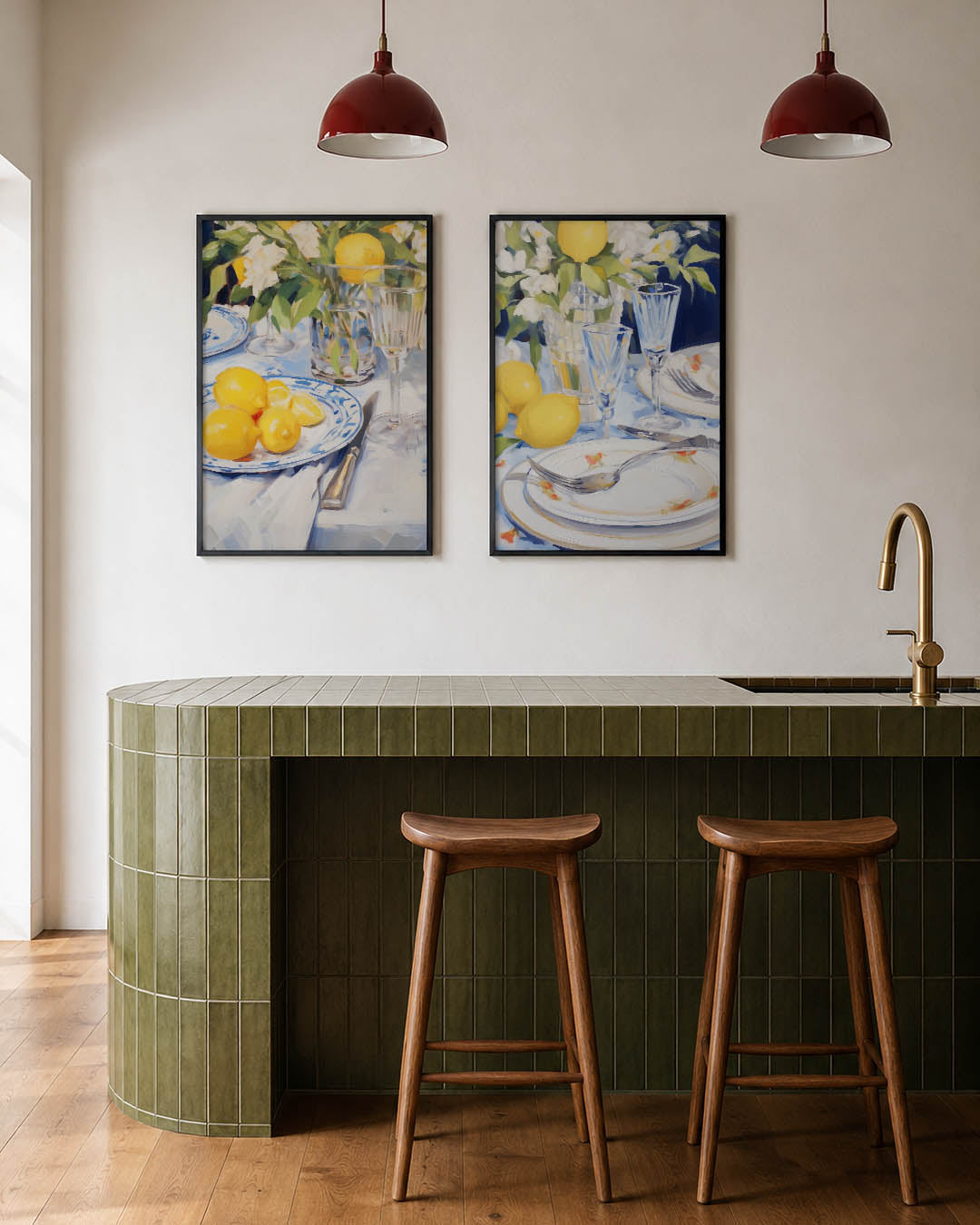 Citroen en glas Posterset