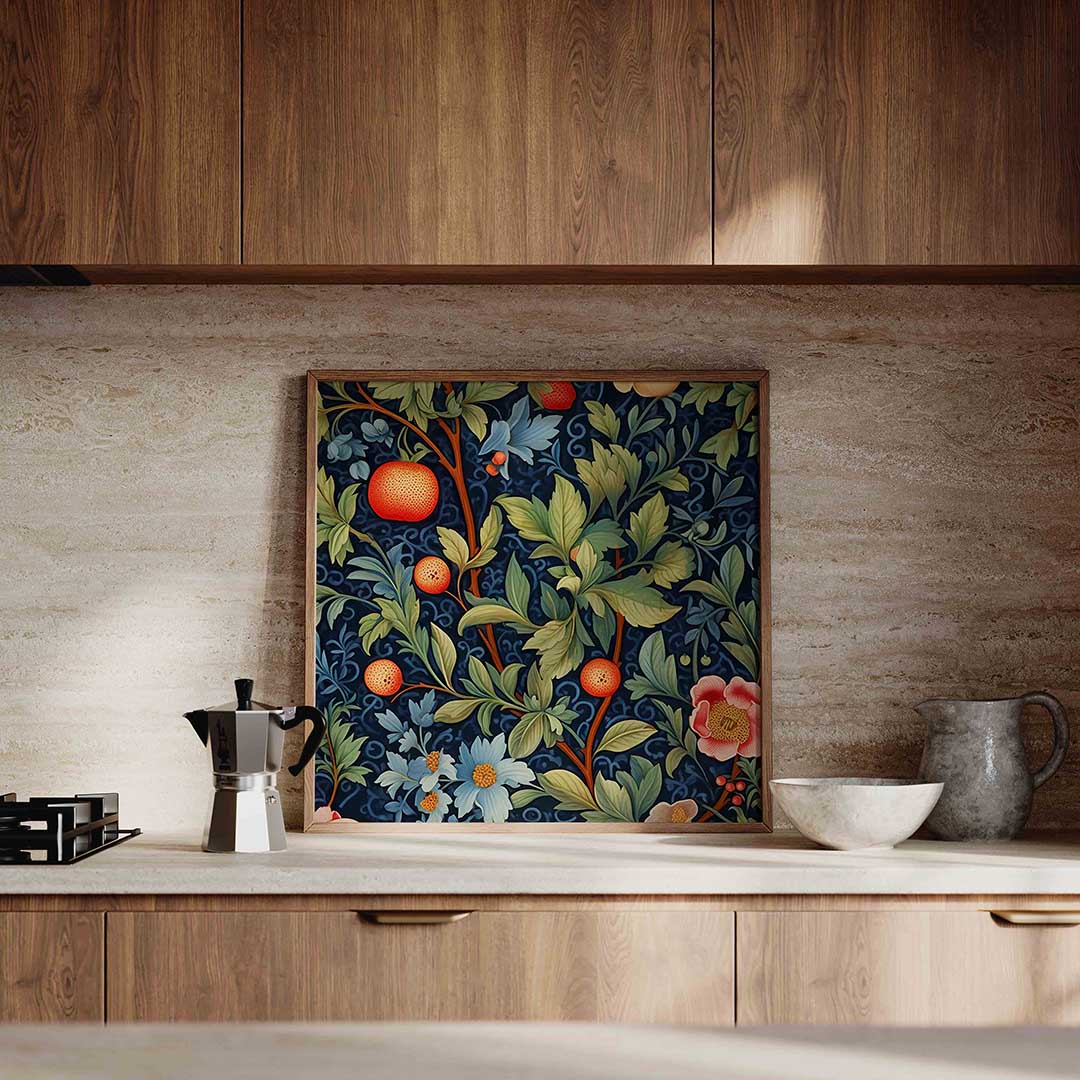 Bloemen en fruit Poster