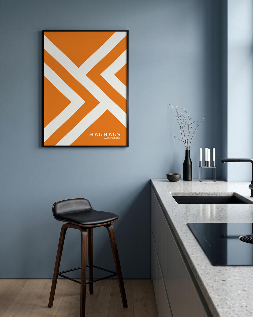 Lijnen en vlakken Poster