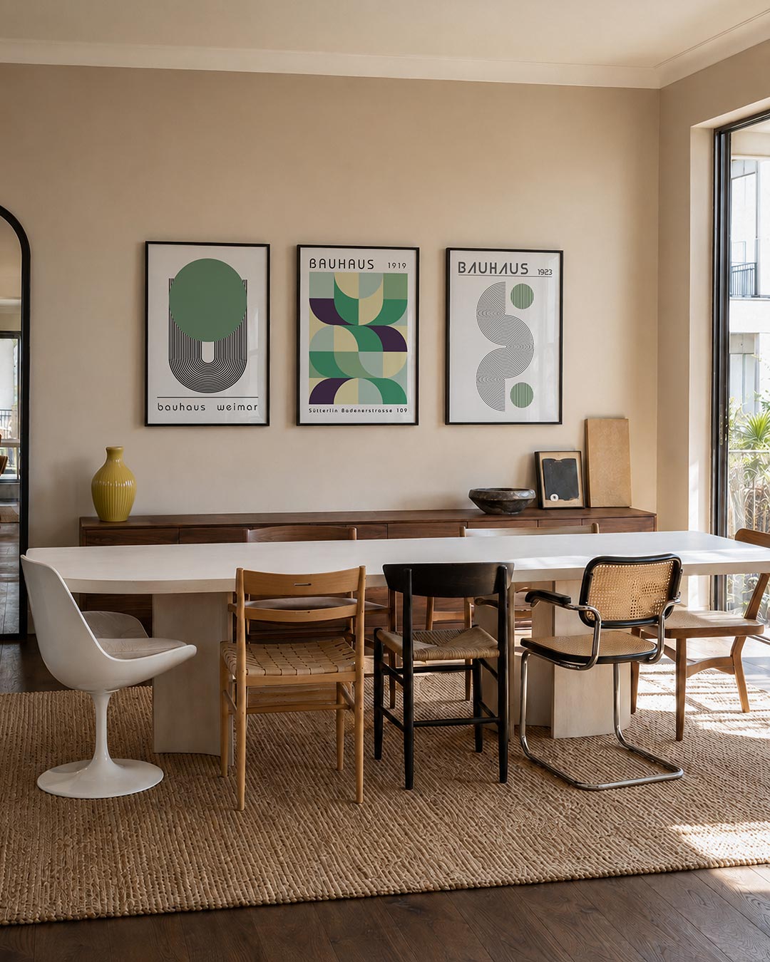 Cirkel en lijnen Posterset