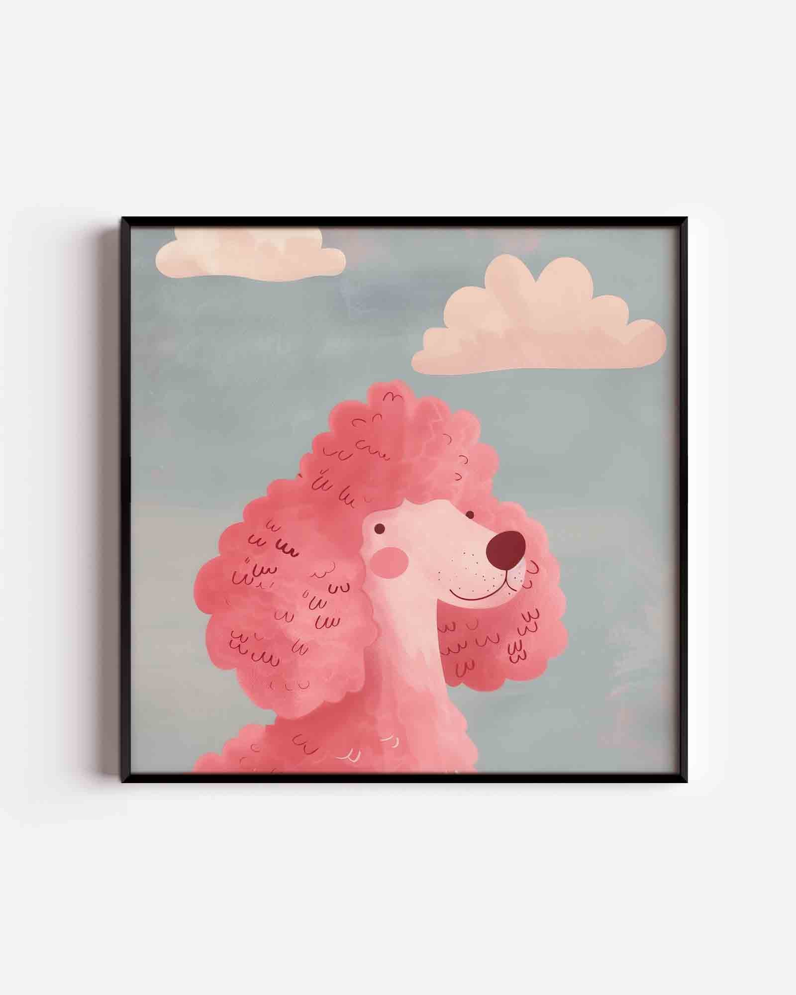 Roze poedel Poster