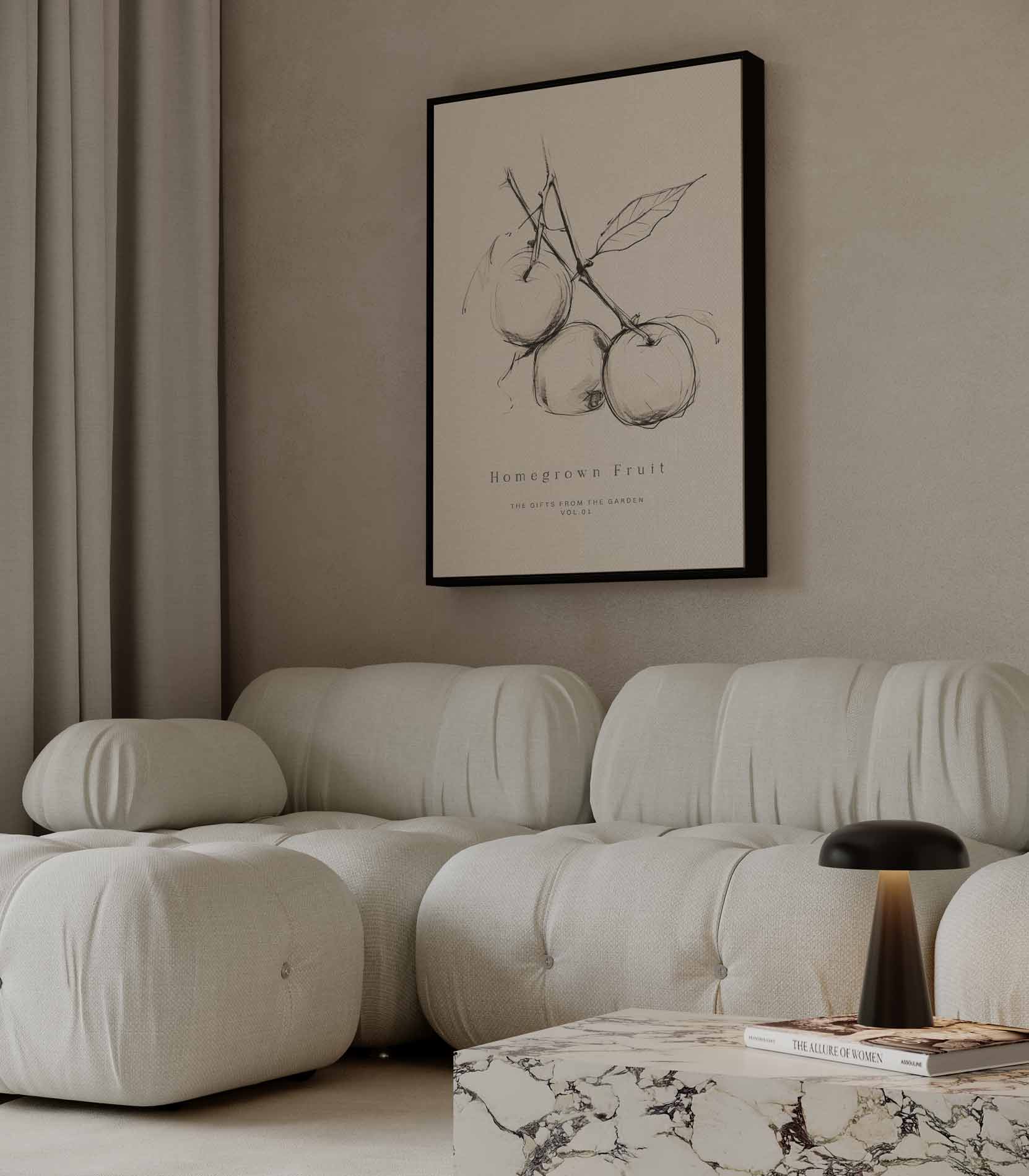 Homegrown Fruit - The Gifts from the Garden Kunstwerk-canvas-dibond-plexiglas-wanddecoratie-WallArtistic