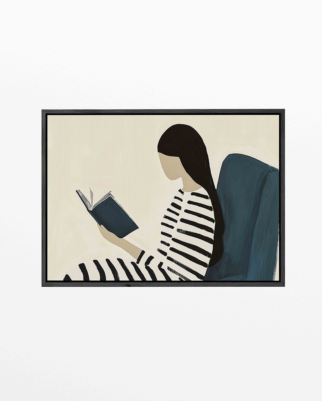 Lezende vrouw Kunstwerk