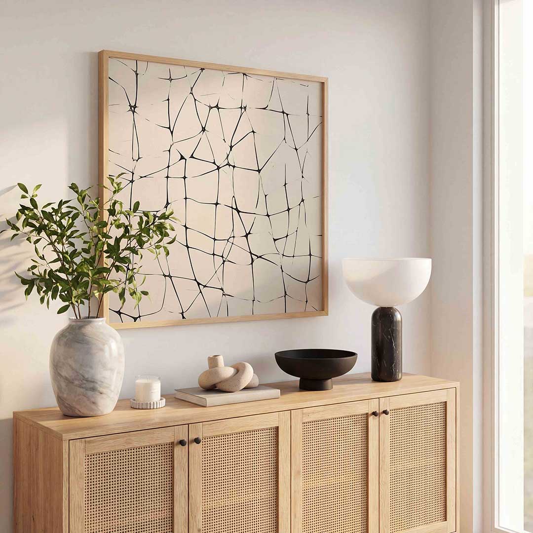 Abstracte lijnen Poster