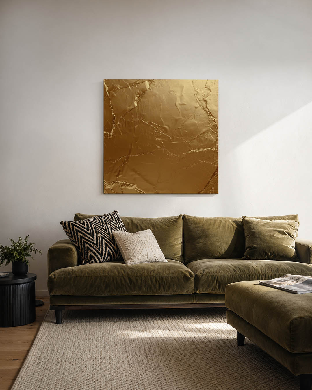 Gouden textuur Kunstwerk