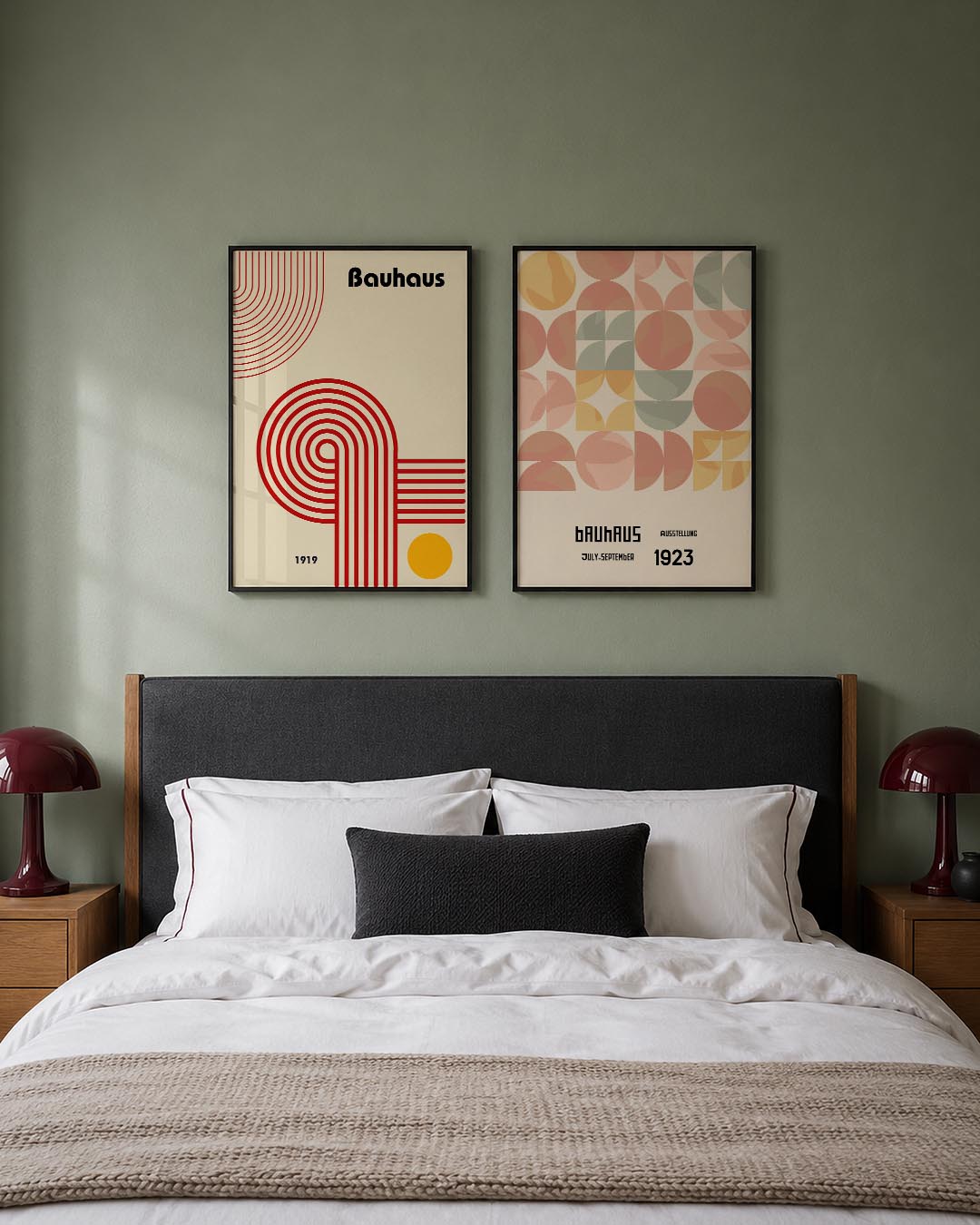 Lijnen en cirkel Posterset
