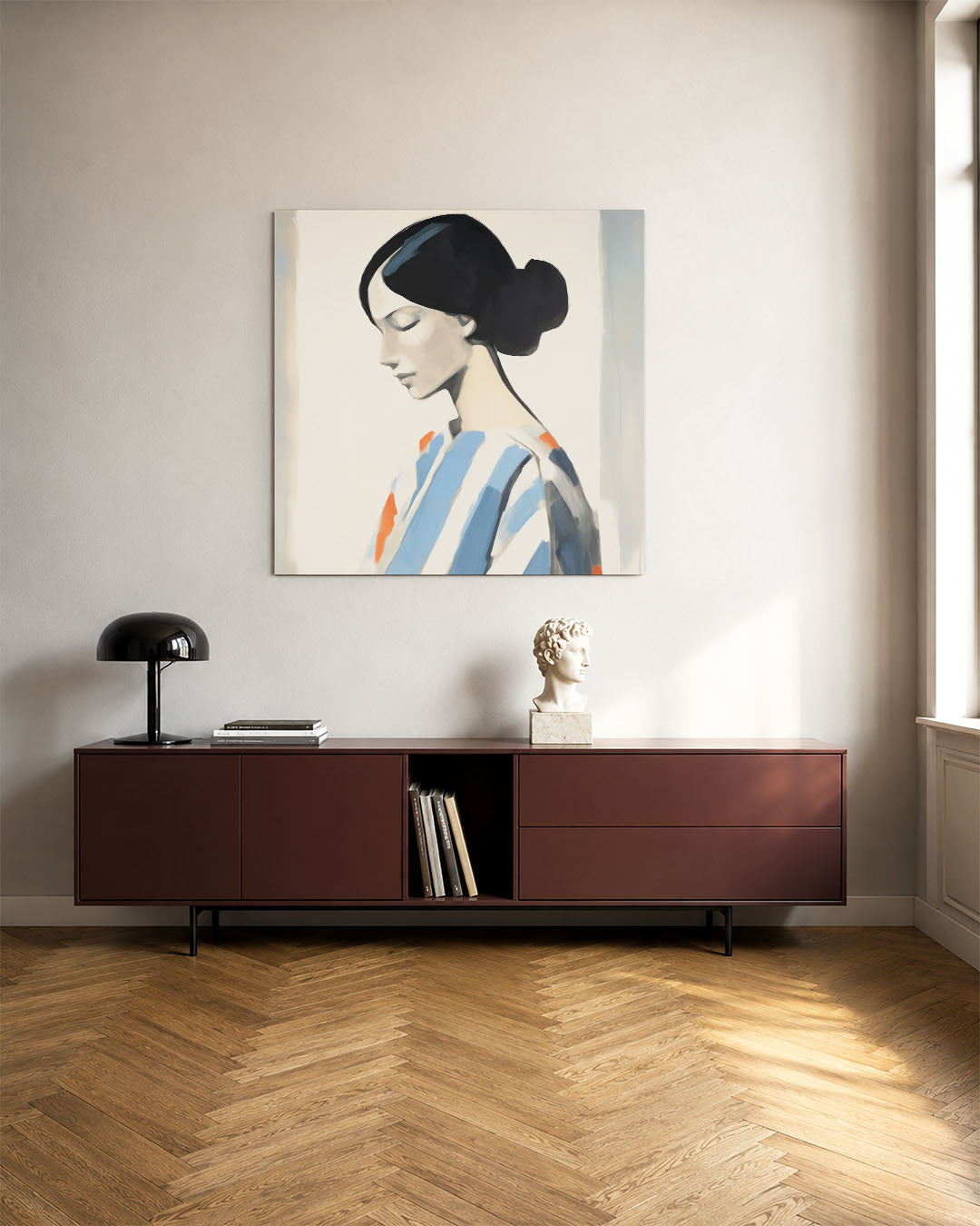 Gestileerde vrouw Kunstwerk