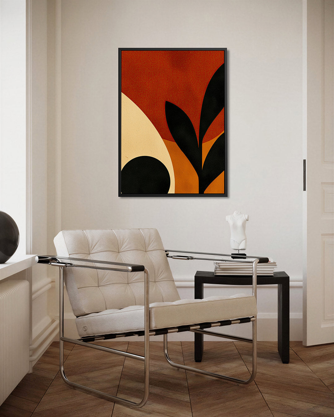 Organische vormen compositie Kunstwerk