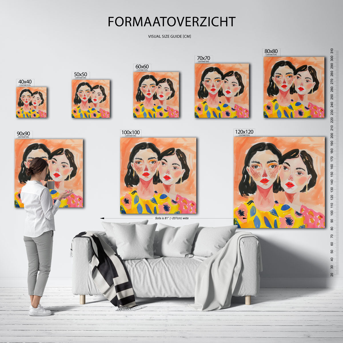 Twee gezichten Poster