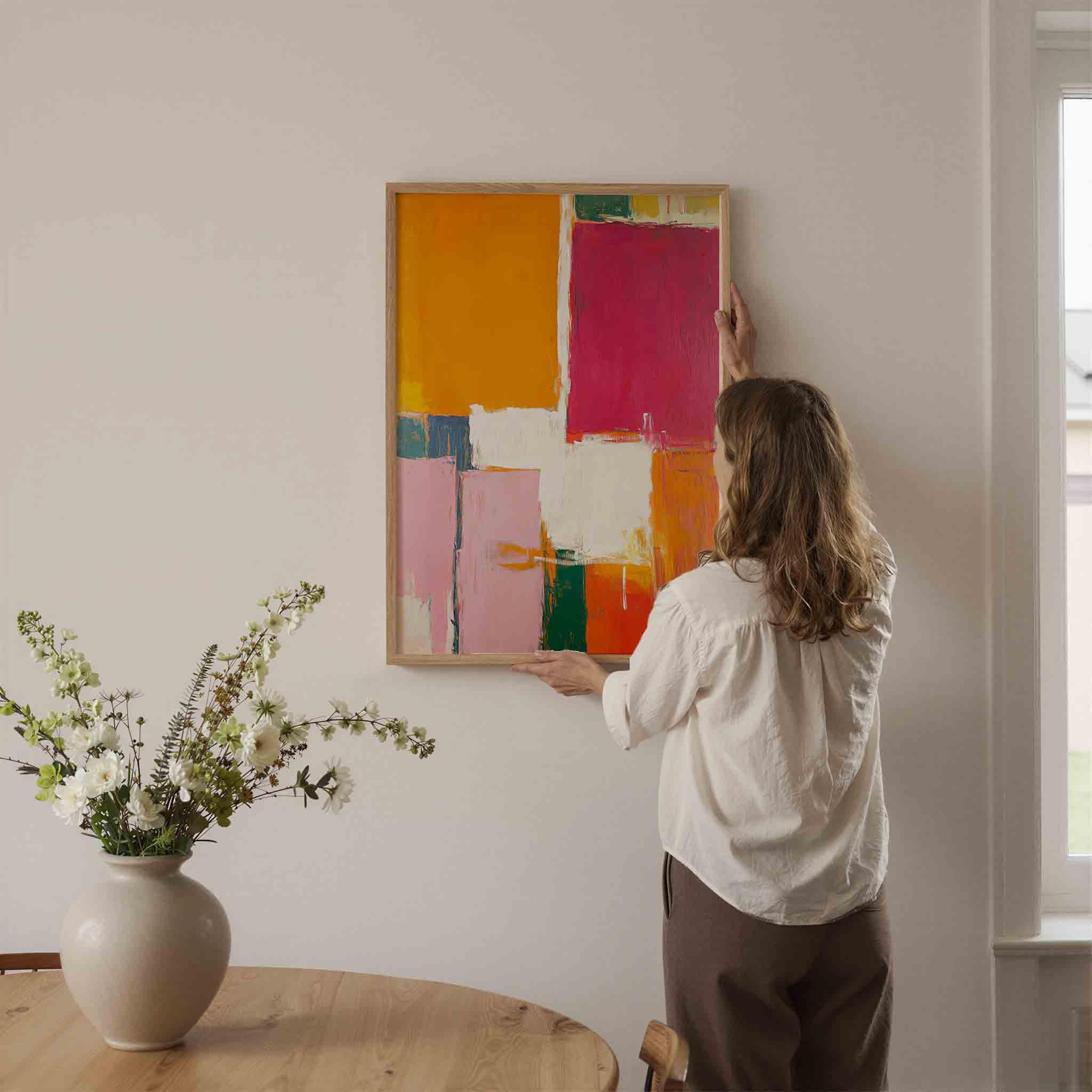 Abstracte vormen Poster