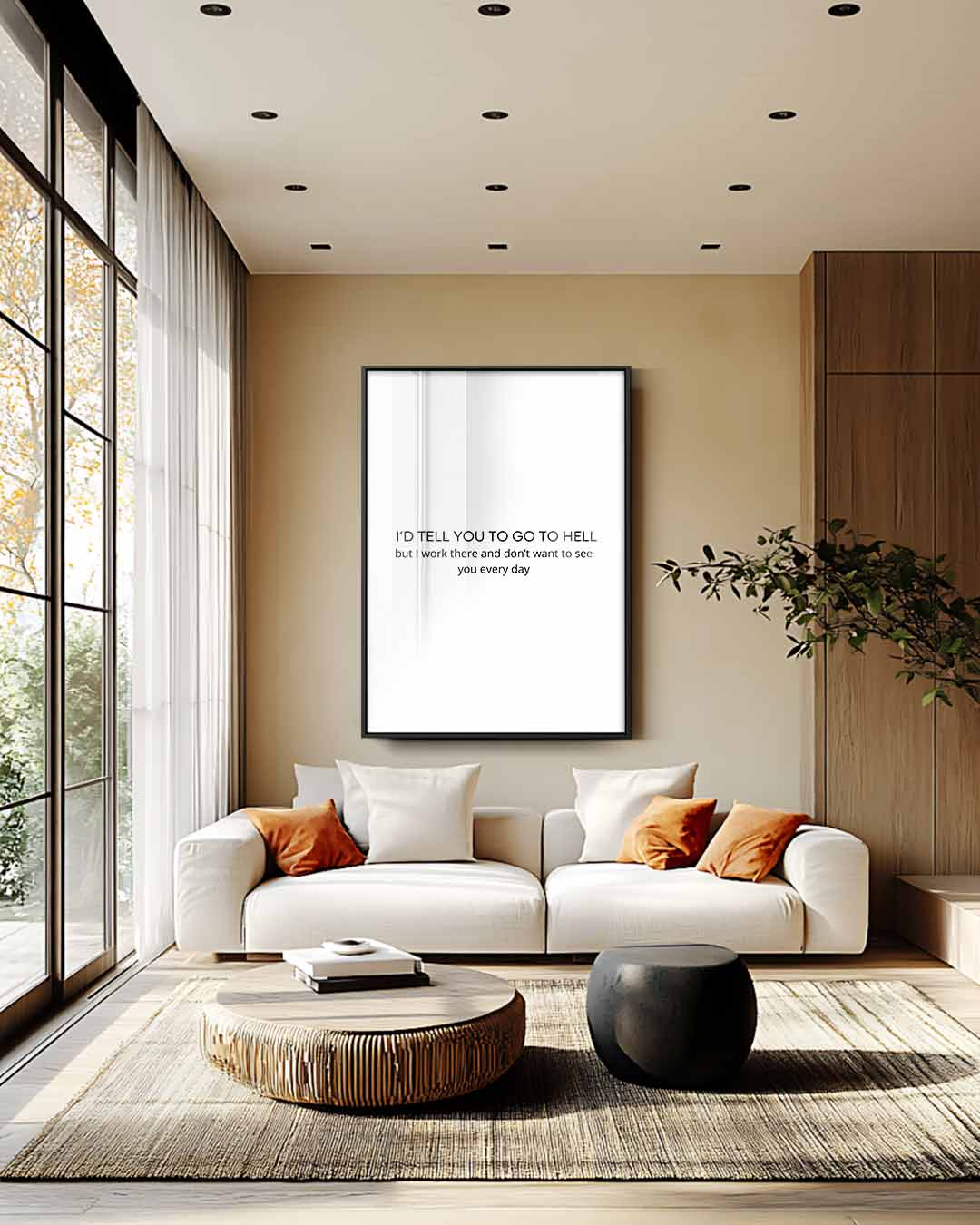 Humoristische Wandtekst Kunstwerk-canvas-dibond-plexiglas-wanddecoratie-WallArtistic