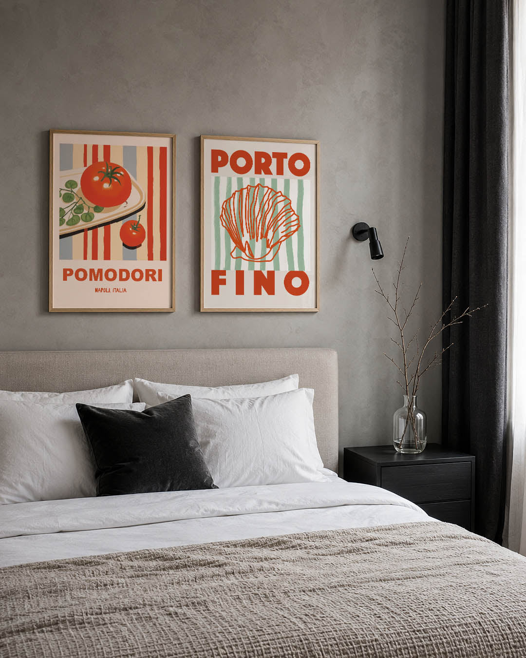 Tomaten en strepen Posterset